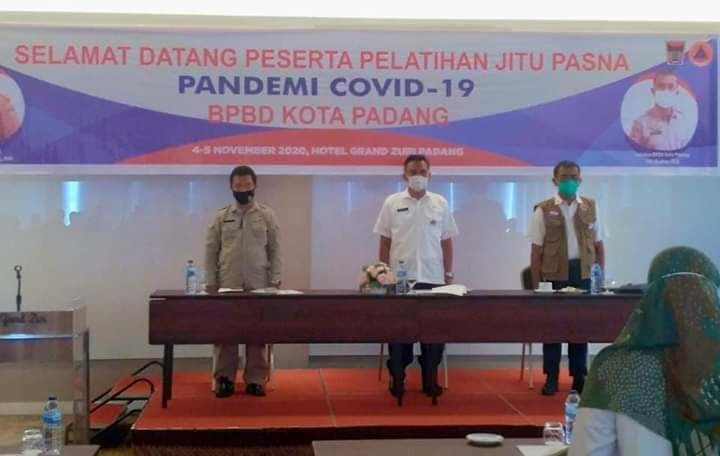 BPBD Padang Gelar Pelatihan Jitu Pasna Pandemi Covid-19