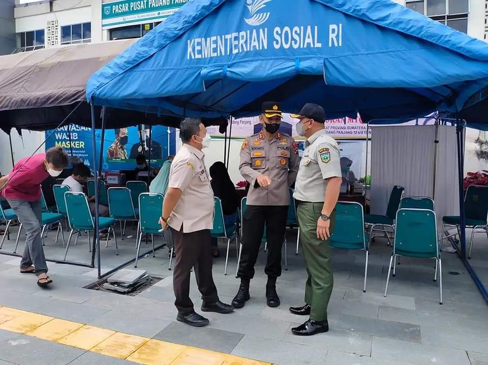 Genjot Capaian, Gerai Vaksin Dibuka di Pasar Padang Panjang
