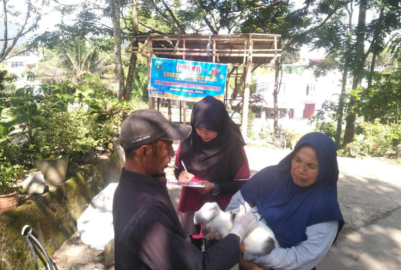 Selama Agustus 2022, Ada Vaksinasi Rabies Gratis di Padang Panjang