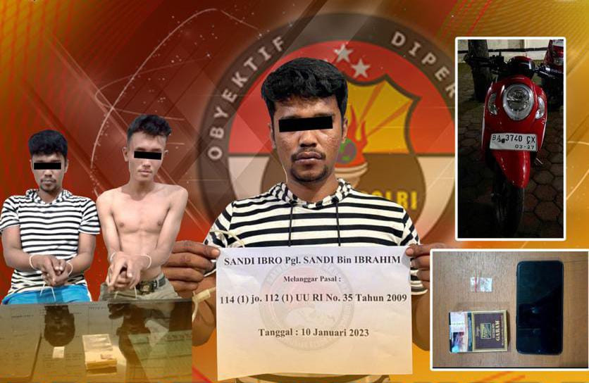 Calon Marapulai Ditangkap Polisi Usai Transaksi Narkoba di Payakumbuh