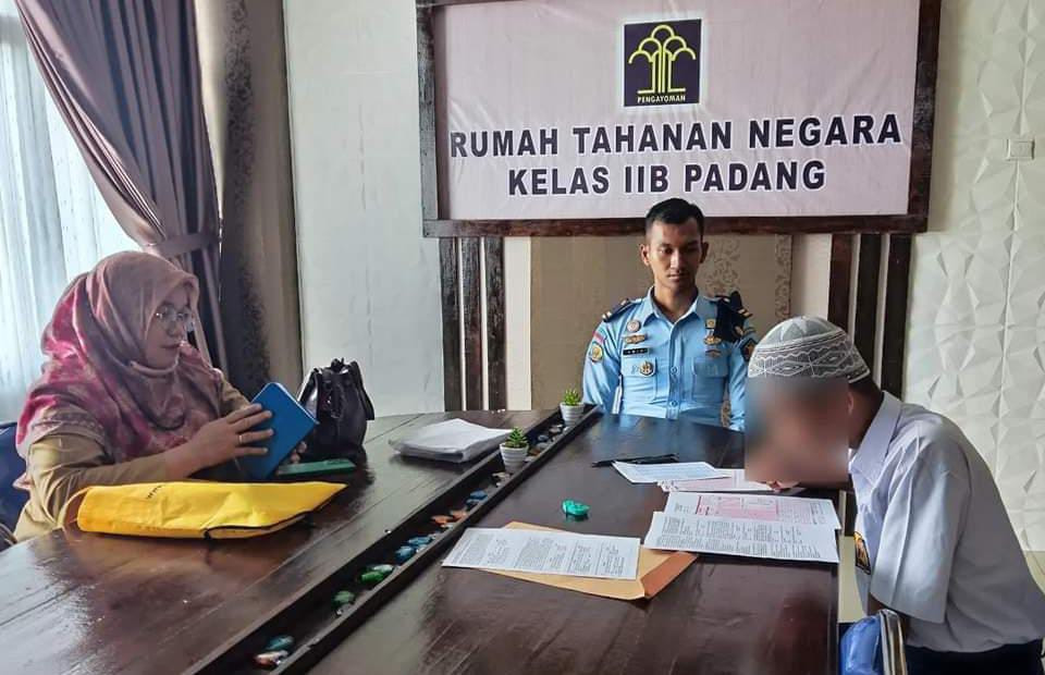 Anak Berkonflik dengan Hukum Tetap Ikut Ujian di Rutan Padang