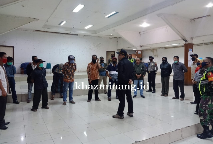 14 Pelanggar PSBB di Padang Panjang Diamankan Petugas Gabungan