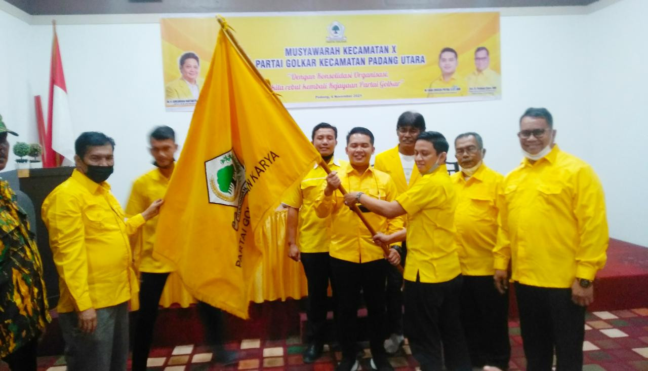 Ryvco Lidra Mufti Pimpin Golkar Kecamatan Padang Utara 
