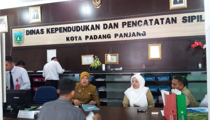 Disdukcapil OPD Paling Inovatif di Padang Panjang