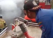 Satu Unit Kedai Semi Permanen di Taratak Padang Kampuang Payolinyam Payakumbuh Ludes Terbakar