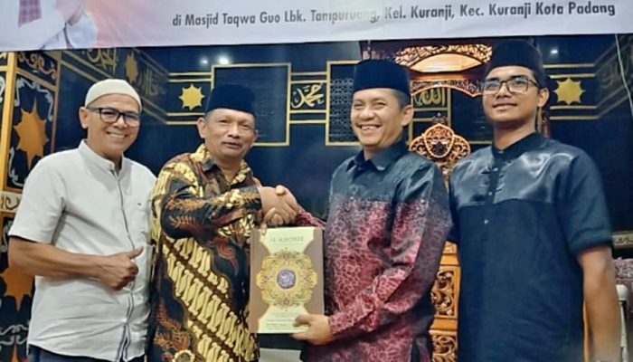 Safari Ramadan ke Masjid Taqwa Guo, Evi Yandri Ajak Jemaah Berpartisipasi Aktif Dukung Program Pembangunan