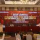 SUASANA media gathering KPU Provinsi Sumbar bersama insan pers dan KPU kabupaten/kota se-Sumbar yang digelar di Pangeran Beach Hotel Padang, Rabu (26/3). FAN