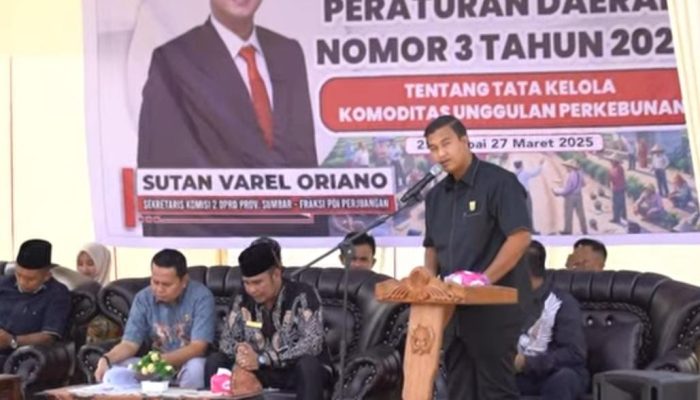 Anggota DPRD Sumbar, Sutan Varel Oriano Sosialisasikan Perda No.3 Tahun 2023 di Nagari Koto Baru Kabupaten Dharmasraya