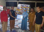 Pemprov Sumbar Antar Beras dan Logistik ke Dharmasraya dan Limapuluh Kota