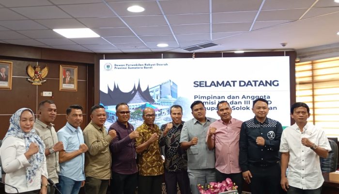 Terkait Tugas, Pimpinan dan anggota Komisi I, II dan III DPRD Kabupaten Solok Selatan Konsultasi ke DPRD Provinsi Sumatera Barat