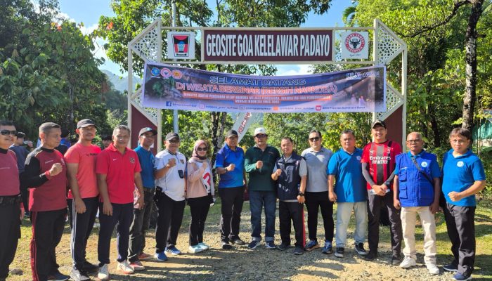 BNNP Sumbar Bersama PT. Semen Padang dan Stakeholder lainnya Canangkan Goa Kelelawar sebagai Destinasi Wisata “Bersinar”