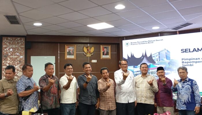 Bahas Tahapan Proses Propemperda 2026, Bapemperda DPRD Provinsi Jambi Konsultasi ke DPRD Provinsi Sumbar