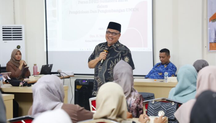 Ketua DPRD Sumbar Muhidi Berharap Pelaku UMKM Membangun Pola Pikir Mandiri dan Berorientasi Ekonomi Mapan