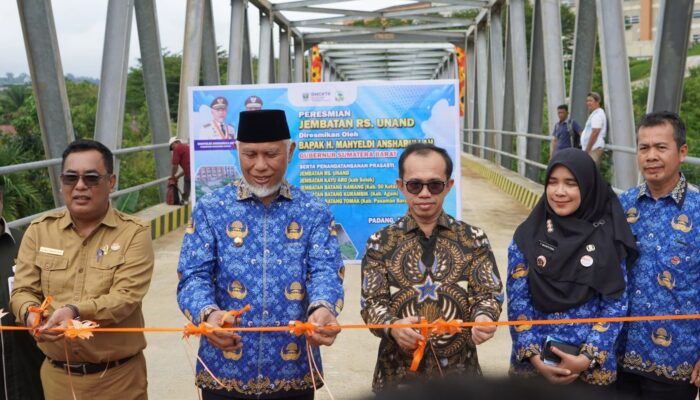 Jembatan RS Unand Tuntas, Akses Warga Kian Mudah