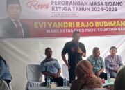 Wakil Ketua DPRD Sumbar Evi Yandri Rajo Budiman Jemput Aspirasi Warga di Kelurahan Padang Besi
