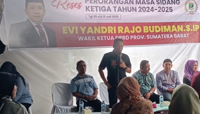 Wakil Ketua DPRD Sumbar Evi Yandri Rajo Budiman Jemput Aspirasi Warga di Kelurahan Padang Besi