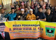 Gelar Reses ke Nagari Simalanggang, Irsyad Syafar Tampung Aspirasi Kemajuan Sekolah Rakyat dan Masalah Sosial
