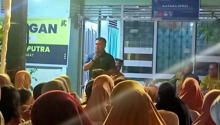 Reses ke Kampung Melayu 2 Cupak Tangah, Iqra Qhissa Janji Bakal Anggarkan Dana Rabat Beton dan Drainase
