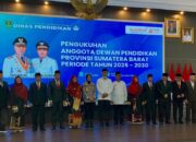 Dewan Pendidikan Sumbar Dikukuhkan, Gubernur Minta Dunia Pendidikan Jangan Dipolitisasi