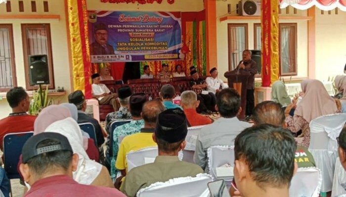 Muzli M. Nur Ajak Petani di Kabupaten Pasaman Maksimalkan Lahan Tidur Jadi Lahan Produktif Bernilai Ekonomi Tinggi