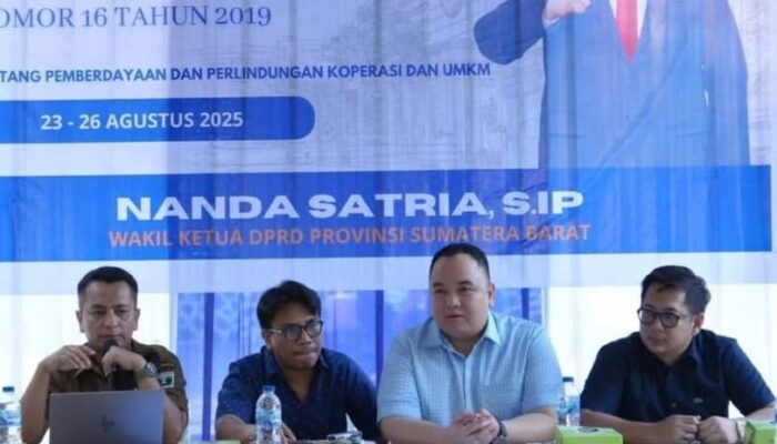Wakil Ketua DPRD Sumbar Nanda Satria: Peran Koperasi dan UMKM Penting Sebagai Motor Penggerak Ekonomi Kerakyatan
