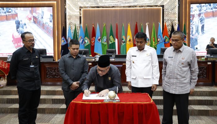 DPRD Sumbar Tetapkan Rancangan KUA-PPAS Tahun 2026