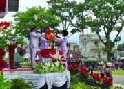 Wali Kota Bukittinggi Ramlan Nurmatias Inspektur Upacara Pengibaran Bendera Pusaka Merah Putih Hari Kemerdekaan ke 80 tahun Republik Indonesia