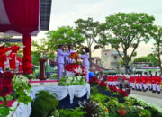 Upacara Parade Senja HUT ke-80 RI di Bukittinggi Khidmat dan Sukses