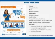 Yuk, Ikutan Kompetisi News Fest 2025 dan Creator Fest 2025, Rebut Hadiahnya Rp 195 Juta