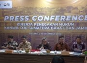 Kinerja Penegakan Hukum Kanwil DJP Sumbar dan Jambi Sangat Positif, Selamatkan Uang Negara Rp583,56 Miliar