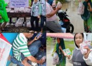 BRI RO Padang Bagikan 5000 Nasi Bungkus pada Warga Terdampak Banjir