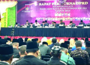 Rapat Paripurna Peringatan Hari Jadi Kota Bukittinggi ke-241 Tahun 2025 Berlangsung Khidmat