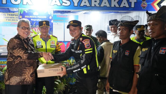 Ketua DPRD Sumbar Muhidi Bersama Unsur Forkopimda Tinjau Sejumlah Pos Pengamanan Nataru