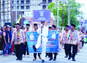 Kontingen MTQ Nasional Ke-41 Tahun 2025 Tingkat Provinsi Sumatera Barat Ikuti Pawai Ta’aruf