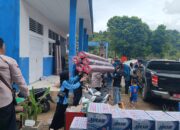 DPW BAGANA GR Sumbar Gandeng UPGRISDA Serahkan Bantuan untuk Korban Banjir