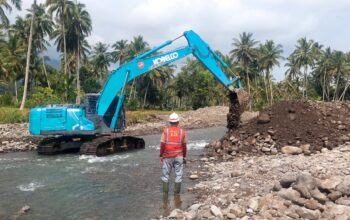 PT. Adhi Karya: Progres Rehabilitasi Darurat 21 Unit Sungai Sudah 55 Persen