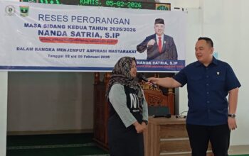 Reses ke Pasa Lalang Kuranji, Wakil Ketua DPRD Sumbar Nanda Satria Bertekad Perjuangkan Kenaikan Bantuan Modal UMKM