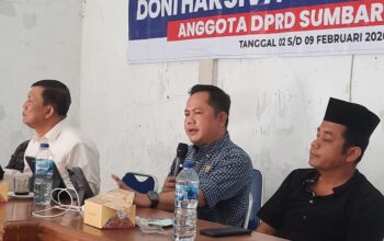 Reses ke Kecamatan Bayang, Anggota DPRD Sumbar Doni Harsiva Yandra Tampung Berbagai Persoalan Strategis