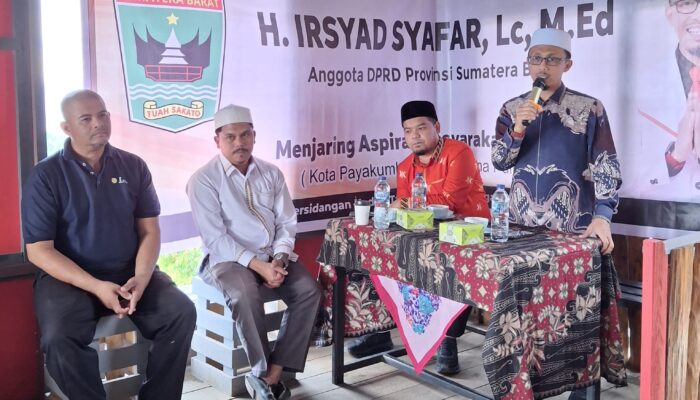 Irsyad Safar Tampung Aspirasi Pertanian, Infrastruktur, dan Pariwisata di Sungai Kamuyang Kabupaten Limapuluh Kota