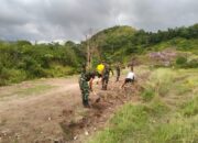 Satgas TMMD di Pessel Percepat Pembukaan Jalan Baru yang Hubungkan Nagari Talaok, Gurun Panjang Utara dan Koto Berapak
