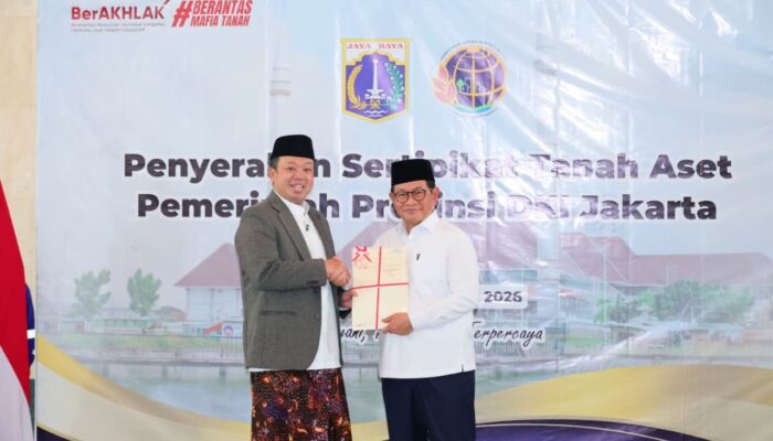 Sertifikasi Tuntas, Aset Pemprov DKI Senilai Rp102 Triliun Kini Berkepastian Hukum