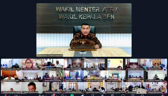 ATR/BPN Targetkan Penurunan Backlog Berkas Layanan Pertanahan di Kuartal I 2026