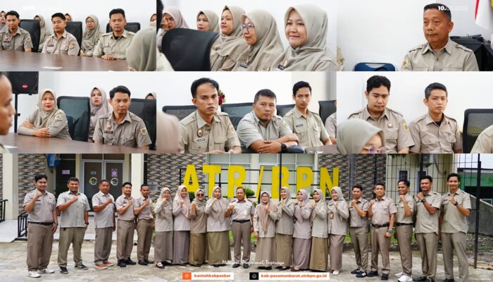 Perkuat Kinerja Pelayanan, 19 PPPK Kantor Pertanahan Pasaman Barat Teken Adendum Perjanjian Kerja