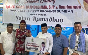 Wakil Ketua DPRD Sumbar Evi Yandri: Memakmurkan Masjid atau Musala Merupakan Kegiatan yang Sangat Mulia