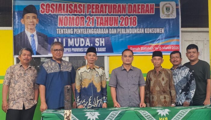 Ali Muda Tegaskan Pentingnya Pemahaman Masyarakat Terhadap Hak dan Kewajiban Sebagai Konsumen