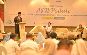 ASN Sumbar Peduli Pekerja Rentan, Lindungi 74,25 Persen yang Belum Jadi Peserta BPJS Ketenagakerjaan