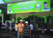 Pelaksanaan Penyembelihan Hewan Sapi Kurban Masjid Baburrahmah Luak Anyia Dengan Bergotong Royong Warga Masyarakat