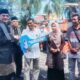 Bupati Pesisir Selatan Serahkan Bantuan Alsintan Combine Harvester untuk Kelompok Tani di Daerah Itu