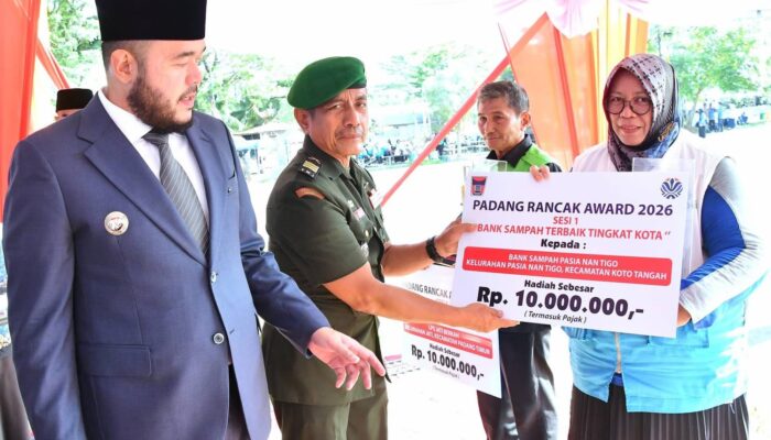 Padang Rancak Award 2026, Bank Sampah Pasie Nan Tigo Raih Penghargaan Terbaik