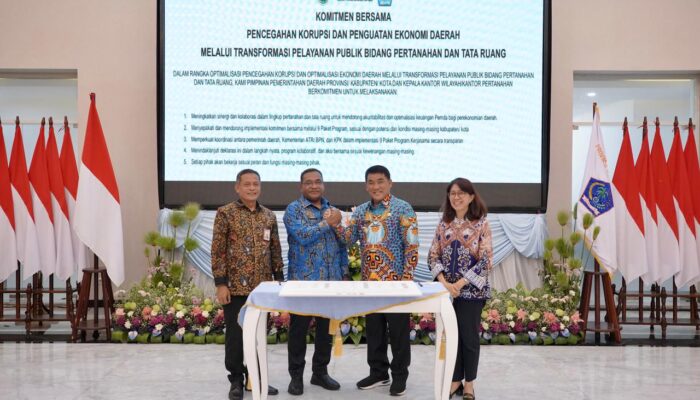 ATR/BPN dan KPK Jadikan Sulut Pilot Project Transformasi Layanan Pertanahan